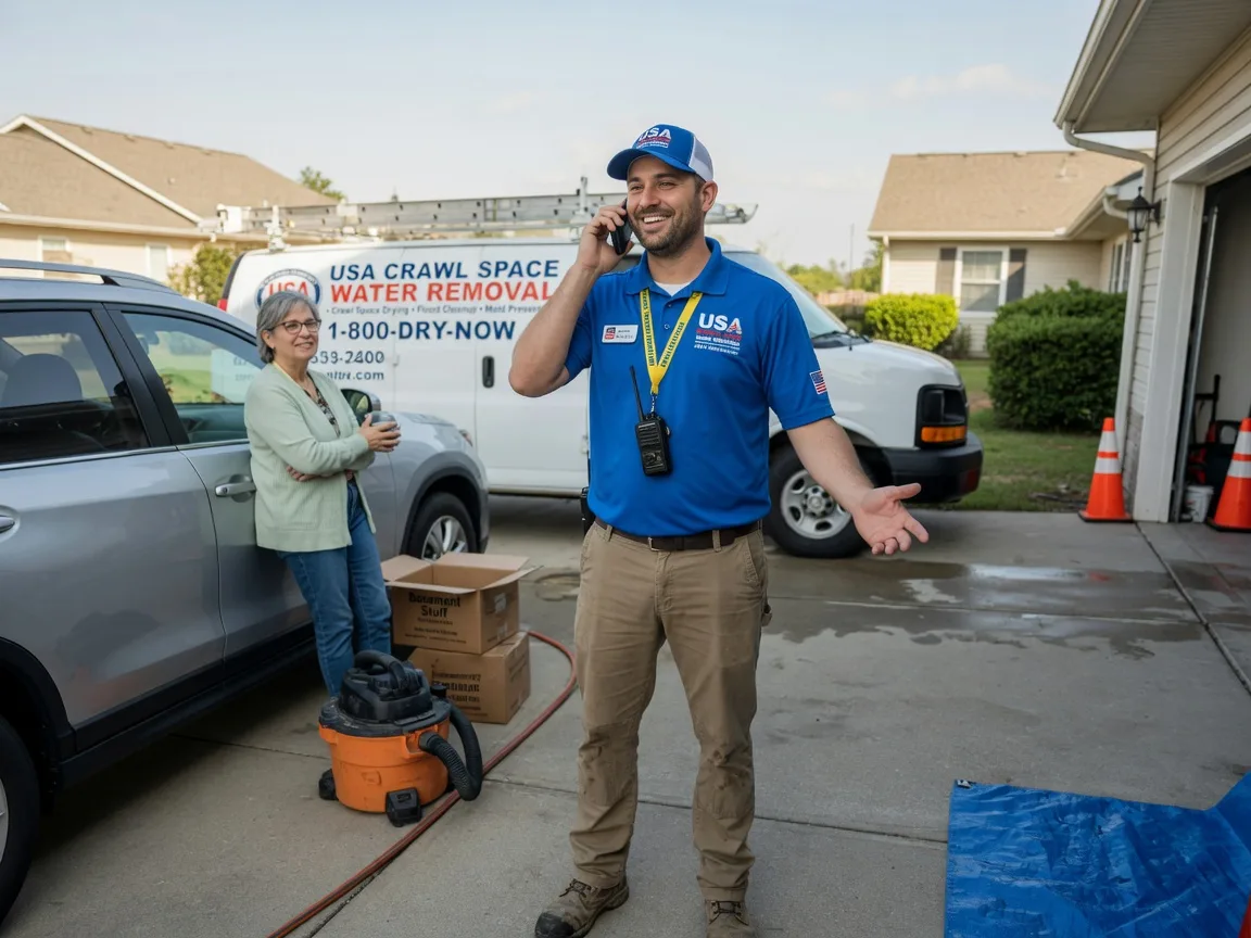 Crawl Space Water Removal Newhope, AR FAQs